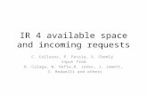 IR 4 available space and incoming requests