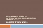 T324: Keeping ahead in information and  communication technologies