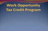 Work Opportunity Tax Credit Program