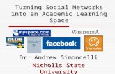 Turning Social Networks into an Academic Learning Space
