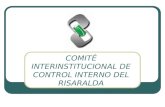 COMITÉ INTERINSTITUCIONAL DE CONTROL INTERNO DEL RISARALDA