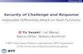 Security of Challenge and Response