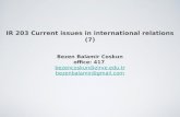 IR 203 Current issues in international relations (7)