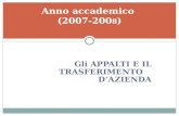 Anno accademico  (2007-200 8 )