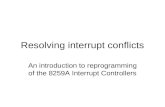Resolving interrupt conflicts