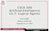 CSCE 580 Artificial Intelligence Ch.7: Logical Agents