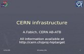 CERN infrastructure