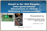 Email is for Old People: Inter-generational Disconnects in Virtual Reference Communication