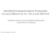 Identified Charged Hadron Production in p+p Collisions at √s = 62.4 and 200 GeV