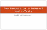Two Proportion z-Interval and z-Tests