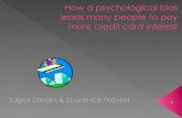 How a psychological bias leads many people to pay more credit card interest