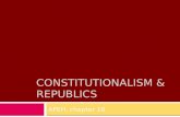Constitutionalism & Republics