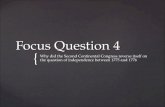 Focus Question 4