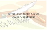 Introduction to the United States Constitution