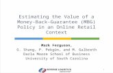 Estimating the Value of a Money-Back-Guarantee (MBG) Policy in an Online Retail Context