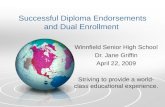 Successful Diploma Endorsements and Dual Enrollment