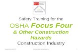 Safety Training for the OSHA  Focus Four  & Other Construction Hazards Construction Industry