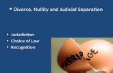 Divorce, Nullity and Judicial Separation