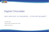 Digital Chocolate  Java: write once, run everywhere – or how did it go again?