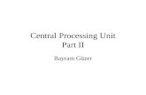 Central Processing Unit Part I I