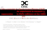 CHIC:  C harm in  H eavy  I on  C ollisions