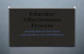 Educator Effectiveness Process