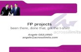 FP projects been there, done that, got the t-shirt! Angele GIULIANO angele@acrosslimits