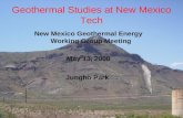 Geothermal Studies at New Mexico Tech