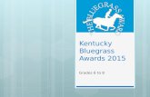 Kentucky Bluegrass Awards 2015