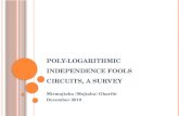Poly-logarithmic independence fools  circuits, a survey