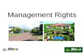 Management Rights