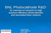 BNL Photocathode R&D