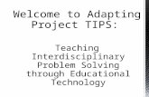 Welcome to Adapting Project TIPS: