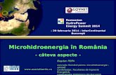 Microhidroenergia în România –  c â teva aspecte  –