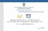Implementazione di un Sistema Qualità nel settore  dell’Information Technology (IT)
