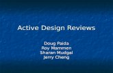 Active Design Reviews