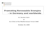 Promoting Renewable Energies  – in Germany and worldwide