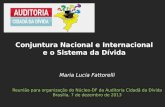 Maria Lucia Fattorelli Reunião para organização do Núcleo-DF da Auditoria Cidadã da Dívida