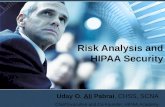 Risk Analysis and HIPAA Security