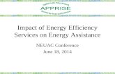 Impact of Energy Efficiency Services on Energy Assistance