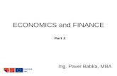 ECONOMICS and FINANCE