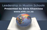 Leadership in Muslim Schools