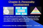 Chapter 9: Personality Development