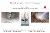 Neutrino astronomy