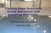 Cutting Edge Solutions Using Advanced Self Leveling Materials ICRI National Convention