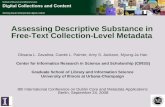 Assessing Descriptive Substance in Free-Text Collection-Level Metadata