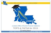 TOPS & FAFSA for 2015 Graduates