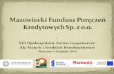 Mazowiecki Fundusz Poręczeń Kredytowych Sp. z o.o.