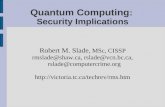 Quantum Computing :  Security Implications