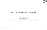 VLSI Memory Design